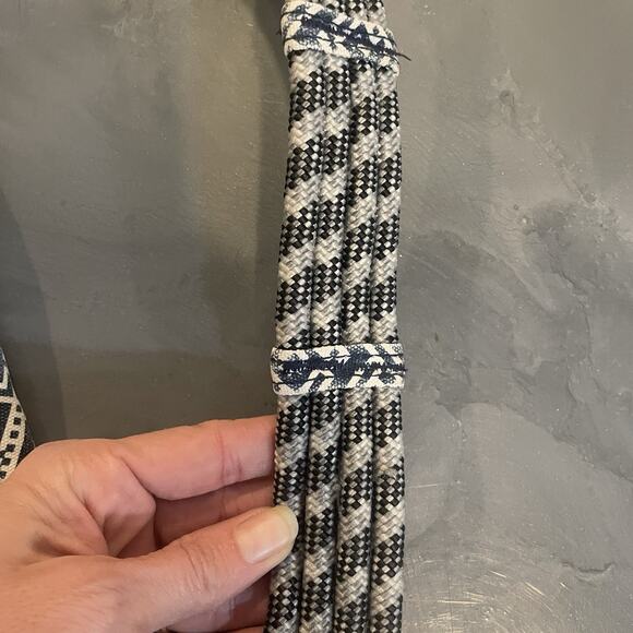 KAVU Original Rope Sling Bag Aztec Geometric Blue Crossbody Backpack Boho Tribal - Picture 7 of 8